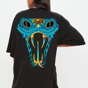 BITE ME Oversized Graphic Tee